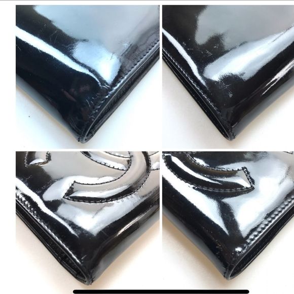 🖤🖤CHANEL 🖤🖤Matrasse Coco Mark Bi-Fold Patent Leather - Picture 4 of 7